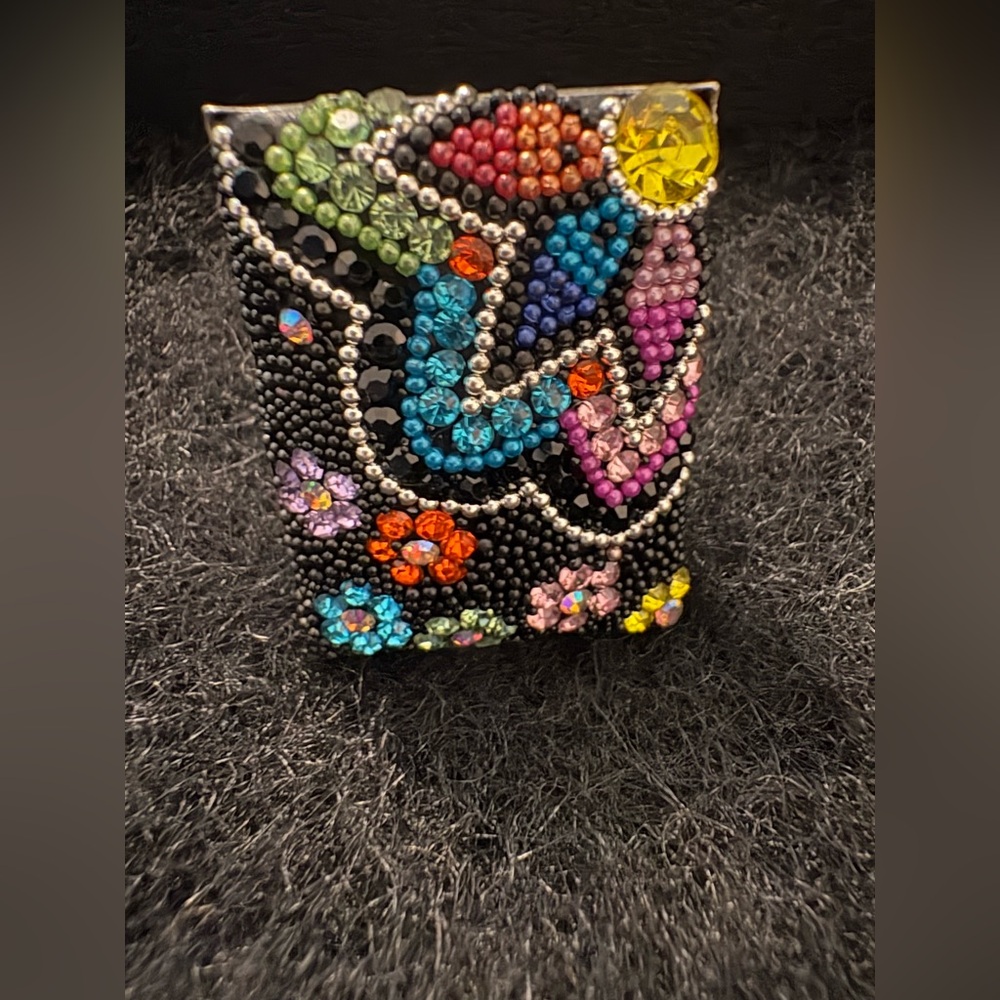 Colorful Beaded Statement Ring